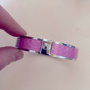 Coach enamel bangle